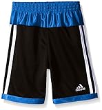 adidas Little Boys' Shot Caller Short, Caviar Black, 5