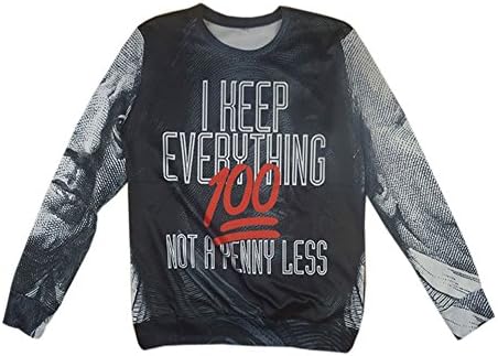 Women Mens Pullover 100 Emoji Clothes Hoodies Sweatshirt 3d T Shirt (S)