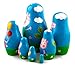 Peppa Pig Family Matryoshka Wooden Russian Nesting Dolls Kids Room Decor Art Crafts Gifts 7pc