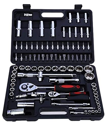 JPT Heavy Duty Professional 94Pcs Socket Wrench Set 1/2 Drive Box Spanner Auto Repair Tool Hand Tool Kit