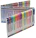 GelPenz 75-Count Gel Pens in Folding Vinyl Case for Adult Coloring Books, 75 Unique Colors