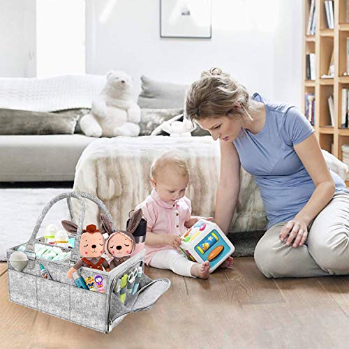 image for Haomaomao Baby Diaper Caddy Organizer With Dust Cover and Changeable C