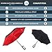 Reverse Inverted Inside Out Umbrella - Upside Down UV Sun Protection Windproof Brella That Open Better Than Most Umbrellas, Reversible Folding Double Layer, Suitable for Golf, Car, Women and Men