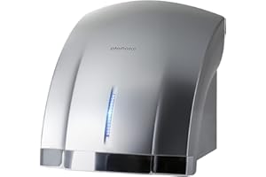 interhasa! Compact Hand Dryer 110V Commercial Electric Hand Dryer for Bathroom with Hot n Cold Air, 3-Pin Plug in