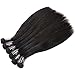 6 Bundles Extensions Hair Brazilian Straight Human Hair Weave Bundles Virgin Hair 50g/pcs (14