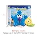 ABIsedrin Baby Bath Toys,Starfish Bath Toys for Toddlers Boys Girls,Electronic Float Rotate Spray Water Toys for Pools and Bathtubs (Blue)