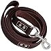ADITYNA Heavy Duty Leather Dog Leash 6 ft x 1