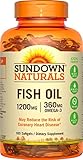 Sundown Naturals Fish Oil Extra Strength 1200 mg, 100 Softgels
