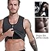 NonEcho Men Sauna Vest Hot Sweat Waist Trainer Corset Neoprene Tank Top Shapewear Slimming Shirt Workout Suit