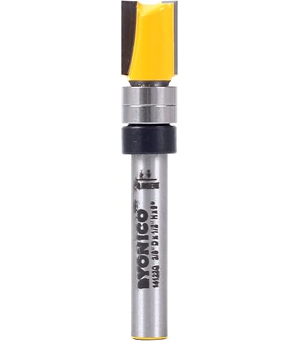 YONICO Router Bits 1/4-Inch Inner Diameter Shank Bearing 5/8-Inch