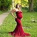 Pregnant Women Photography Clothing，Women's Elegant Fitted Boob Tube on Top Maternity Photography Dress