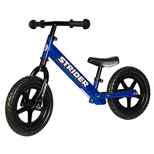 Strider - 12 Classic Balance Bike, Ages 18 Months to 3 Years, Blue