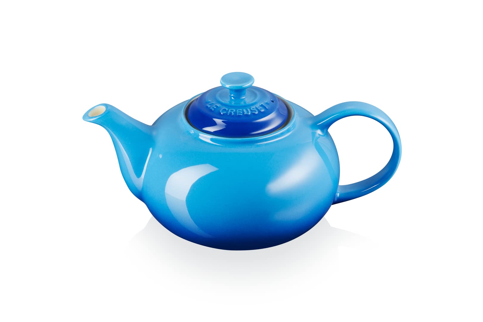 Le Creuset Stoneware Classic Teapot, 1.3 litres, Serves 3-4 Cups, Azure, 80702132200003
