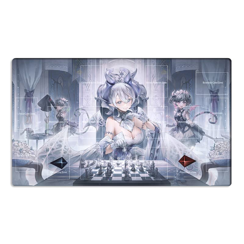 Mlikemat New Playmat Labrynth of The Silver Castle CCG TCG Trading Card Game Mat + Free Bag (ZD039-939-A)