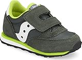 Saucony Boys' Baby Jazz HL Sneaker, Green/White, 9 Medium US Toddler