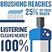 Listerine Ultraclean Oral Care Antiseptic Mouthwash to Help Fight Bad Breath Germs, Gingivitis, Plaque and Tartar, Oral Rinse for Healthy Gums & Fresh Breath, Arctic Mint Flavor, 1.5 L (Pack of 6)