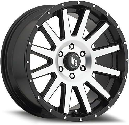 LRG Rims LRG107 Gamer Satin Black Wheel with Machined Face (20x9"/8x6.5")