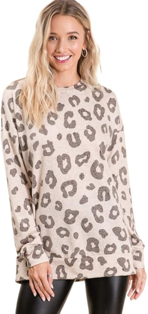 cheetah print sweatshirt