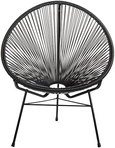 Acapulco Outdoor Lounge Chair - Black Cord