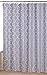 Utopia Home Opulent Printed Shower Curtains,Grey Pattern,72 x 72-Inches