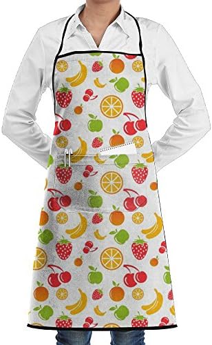 Fruits Pattern Classic Kitchen Aprons Bartender Apron For Craftsmen