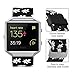 SKYLET Compatible with Fitbit Blaze Band with Frame, Soft Silicone Replacement Floral Printed Band with Black Frame Compatible Fitbit Blaze Bracelet Men Women