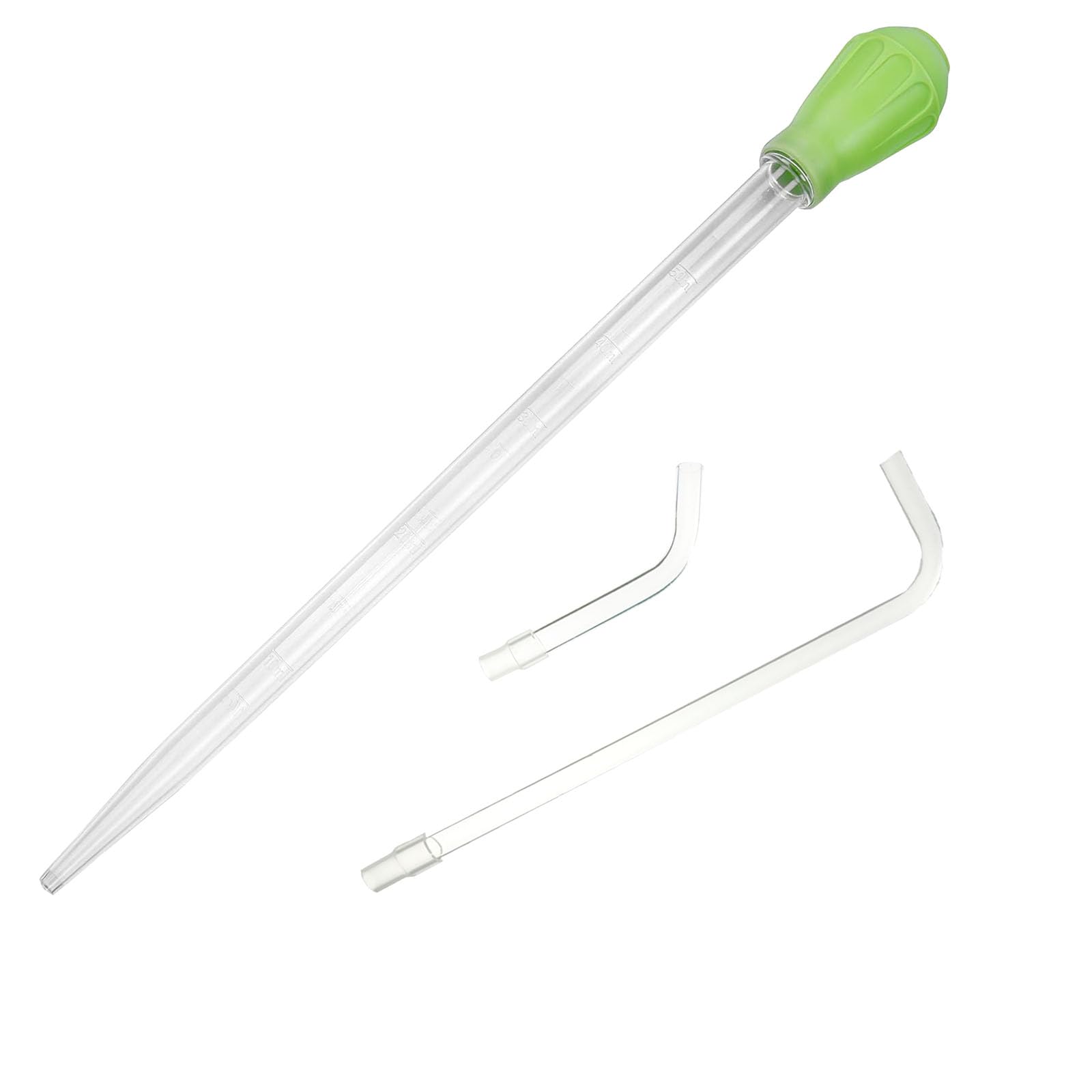 Photo 1 of 50ml Manual Coral Fish Feeder/Water Changer/Waste Remover with 2pcs Extension Pipes, Fecsam 17.7inch Aquarium Clean Tool for Fish Tank Cleaning, Aquatic Pipette Dropper, Gravel Cleaner Siphon