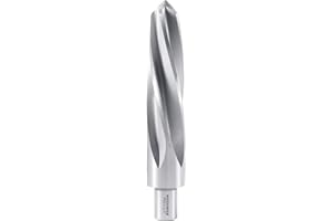 Accusize Industrial Tools 1-1/4 inch H.S.S. Aligning Reamer with 3/4'' / 0.75 inch Weldon Shank, Spiral Flute, 0521-0114