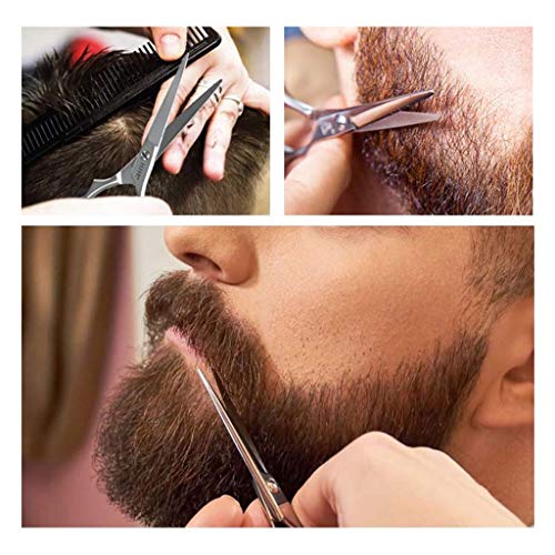 Aviat 4Pcs Daily Portable Manicure Pedicure Tweezers Scissors Moustache Nose Hair Trimming Eyebrows Eyelashes Scissors Removal Tools Set