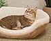 ShellKingdom Cat Bed,Creative Pet Bed for Kitty Cat and Small Dog（Beige，Hamburget）