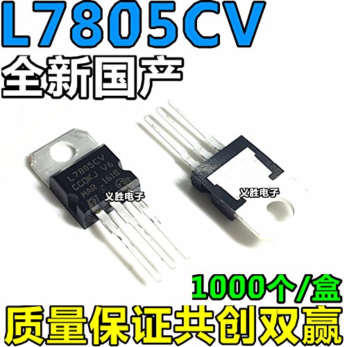 Diybigworld 5PCS L7805CV L7805 7805 IC ICS Voltage Regulator IC 5V 1.2A