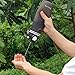 Valourgo Collapsible Water Bottle, Silicone Foldable with Leak Proof Valve BPA Free - gray 21 oz