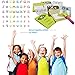 Kingseye Water Painting Graffiti Book Card 26 Letters Children‘s Early Education Cognitive Cards ABC Alphabet Word Colouring Doodle Board + 2 Magic Drawing Pens Games Toy for Toddlers Kids Baby