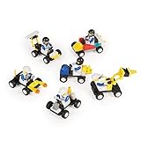 12 Mini BUILDING Block Vehicle Sets/RACE Car/JEEP/Construction, etc Birthday Party FAVORS - STOCKING STUFFERS/Motor Skills