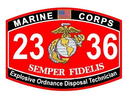 USMC MOS 2336 Explosive Ordnance Disposal Technician Decal 10
