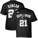 Tim Duncan San Antonio Spurs Jersey Name and Number T-Shirt