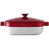 KitchenAid KBLR19CRER Streamline Ceramic 1.9-Quart Casserole Bakeware - Empire Red
