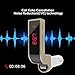 FM Transmitter, Leewa G7 Bluetooth Car Kit Handsfree FM Transmitter Radio MP3 Player USB Charger & AUX (Black)+Gold