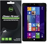 [3-Pack] Dmax Armor- Insignia 8 inch Windows Tablet (NS-15MS0832) Anti-Glare & Anti-Fingerprint Screen Protector - Lifetime Replacements Warranty- Retail Packaging