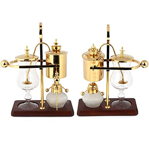 Kendal Balance Syphon Siphon Coffee Maker Merchant Vacuum Brew for Smooth Espresso Coffee,Gold