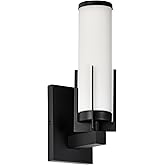 Nuvo Lighting 60/8051 Roselle - 1 Light Bath Vanity-13.75 Inches Tall and 4.5 Inches Wide, Finish Color: Matte Black