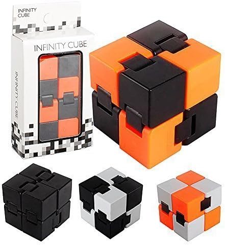 Quemu Fidget Cube Fun Toy Stress Reducer Anxiety Release Funny Gift for Adults Kids