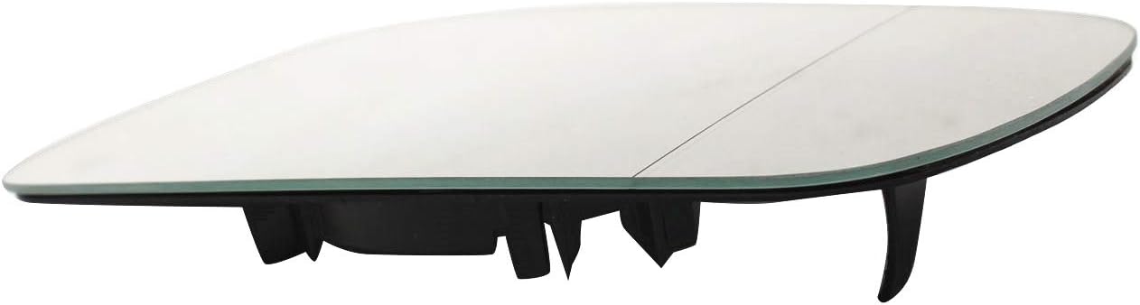 TAKPART Left Passenger Side Heated Wing Door Mirror Glass Compatible for Golf MK4 1996-2004, black - Image 3