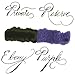 Pack/12 Private Reserve Fountain Pen Ink Cartridges, Ebony Purple