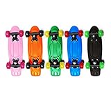 Mini skateboard professionnel en bois avec roulements, 100mm x 32mm