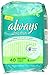 Always Ultra Feminine Pads without Wings, Long/Super, 40 Count - Pack of 3 (120 Total Count)