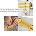 MOYAGE Angleizer Template Tool Multi Angle Measuring Ruler Professional Layouts For All Surfaces