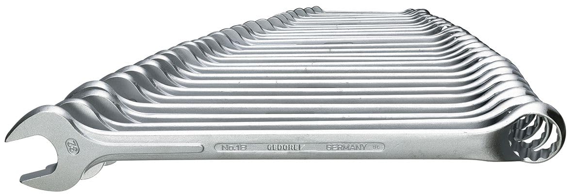 GEDORE 26-pc. Combination spanner set, AF 6-32 mm, Offset, Bi-hex, UD profile, Spanner set, 1 B-026