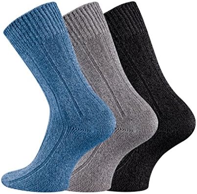 Fussfreunde 6 Pairs Soft Tip TEXX24 Bamboo Socks In An Extra Warm Quality Winter Bamboo Socks