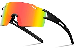 Wapreta Baseball Sunglasses for Men and Women Polarised Youth Kids Sunglasses Running Cycling Sports for Boys Girls